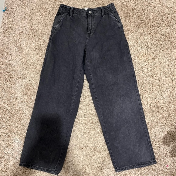 wide leg, black jeans. - Picture 1 of 3